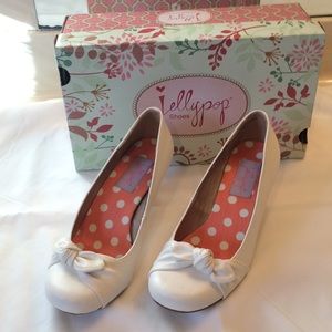 White Pumps with Bows